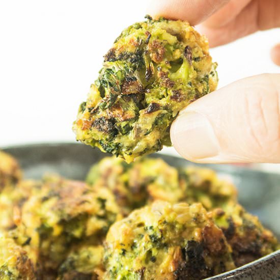 Broccoli Parmesan Spinach Bites
