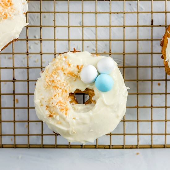 Baked Carrot Cake Donuts