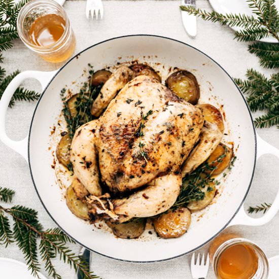 7-Ingredient Chicken Potato Bake