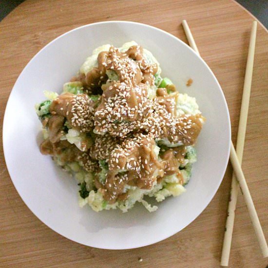 Broccoli Gomae with Peanut Sauce