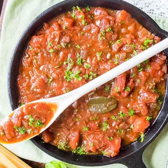 Fresh Tomato Marinara Sauce