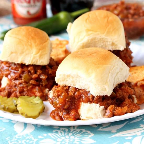 Slow Cooker Spicy Sloppy Joes