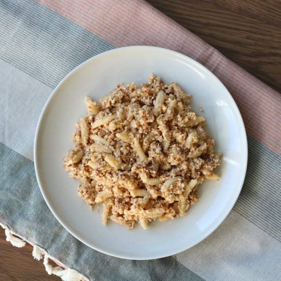 Pasta with Cauliflower Pesto