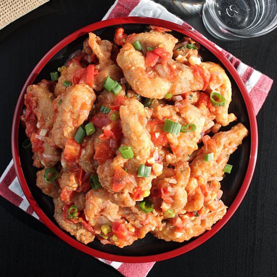 tomato chili fried chicken