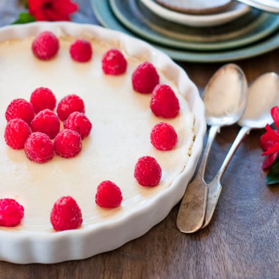 Crustless Cheesecake