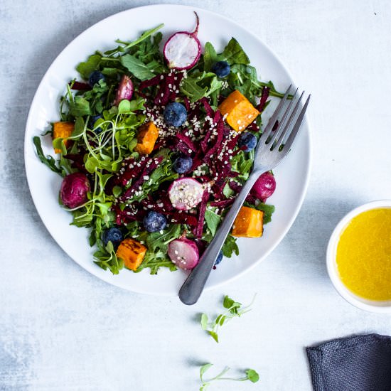 Spring Radish Beet Salad