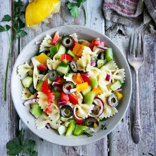 Vegetarian Pasta Salad