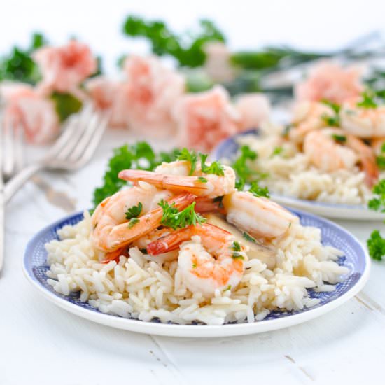 20-Minute Garlic Shrimp Skillet