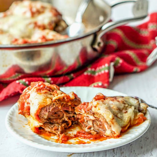 Pizza Beef Rollups (low carb)