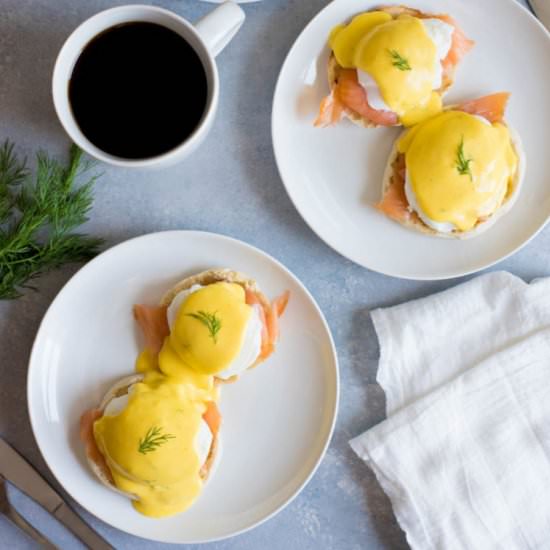 Smoked Salmon Eggs Benedict