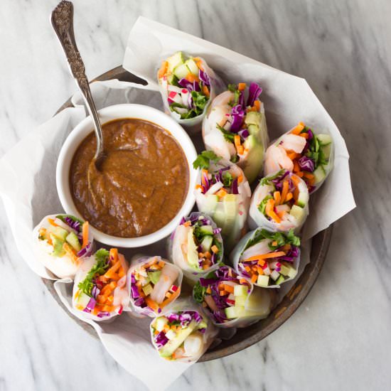 Shrimp & Veggie Spring Rolls