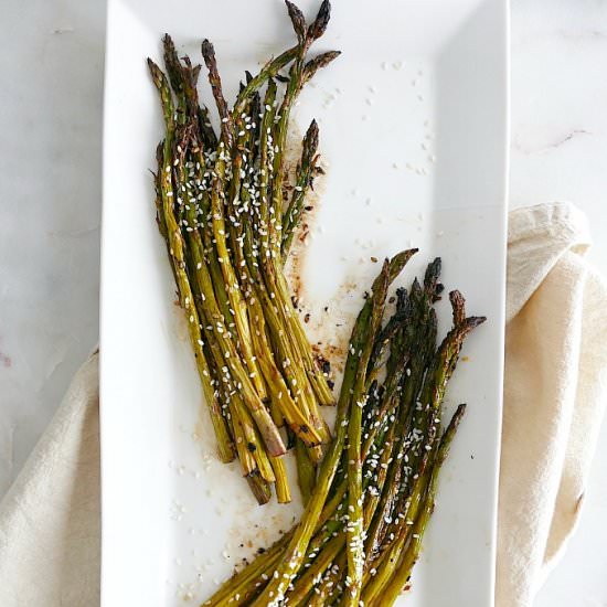 Roasted Sesame Asparagus