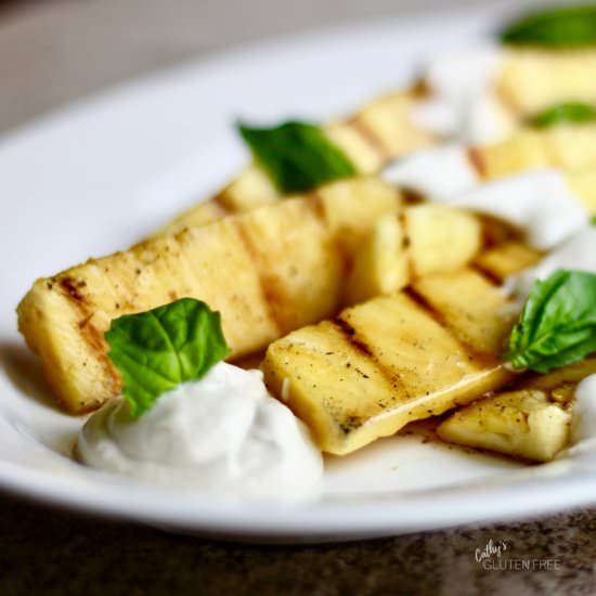 Maple Cardamom Grilled Pineapple