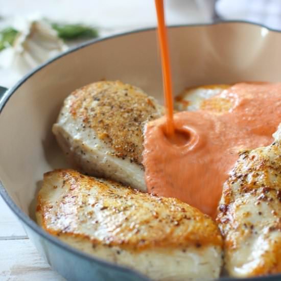 Roasted Red Pepper Chicken