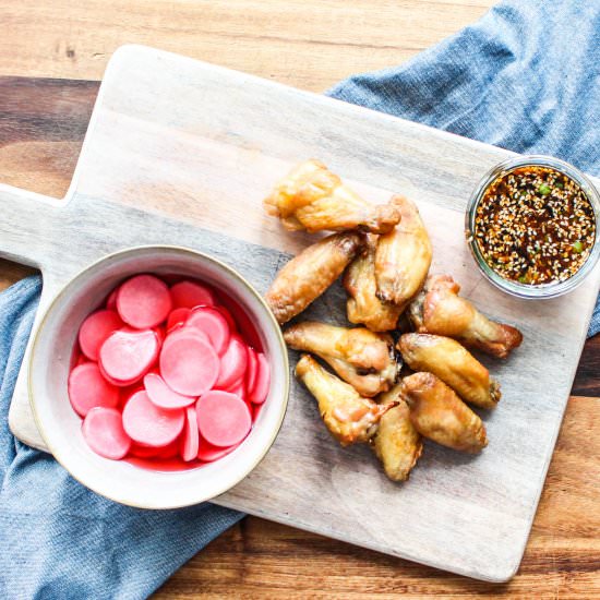 korean style chicken wings