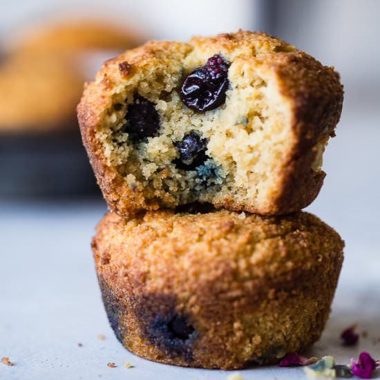 Low Carb Keto Blueberry Muffins