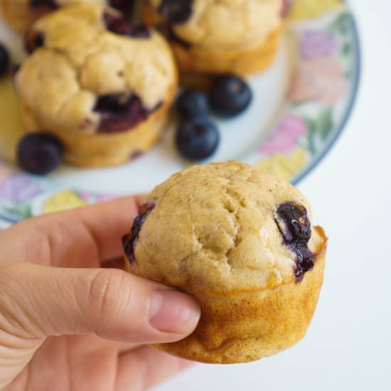 Banana and Blueberry Muffins