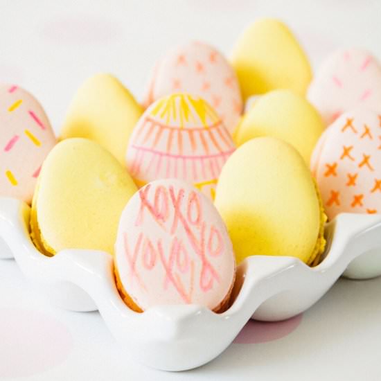 Easter Egg Macarons