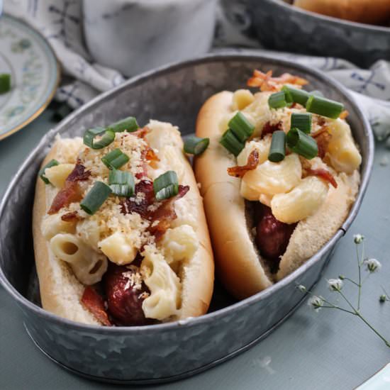 Macaroni & Cheese Hot Dogs