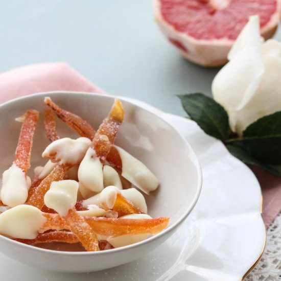 Candied Grapefruit Peels