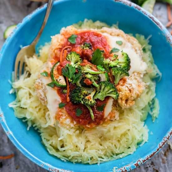 Chicken Parmesan Spaghetti Squash