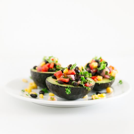 Vegan Stuffed Avocados