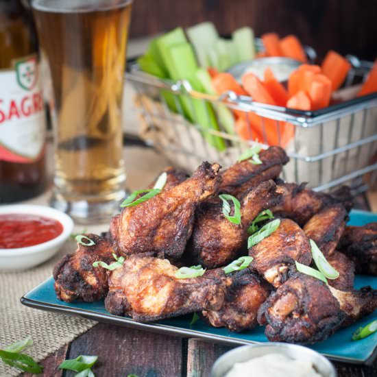 Naked jerk chicken wings