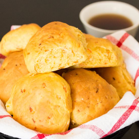 Finnish Carrot Bread Rolls