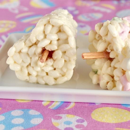 Rice Krispies Treats Popsicles
