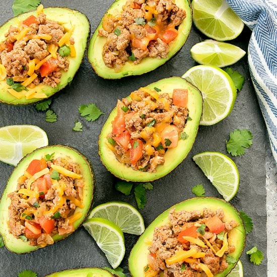 Taco Stuffed Avocados