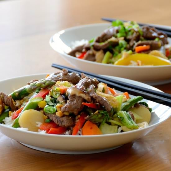 Beef & Vegetable Stir Fry