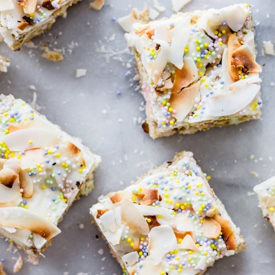 Toasted Coconut Marshmallow Treats