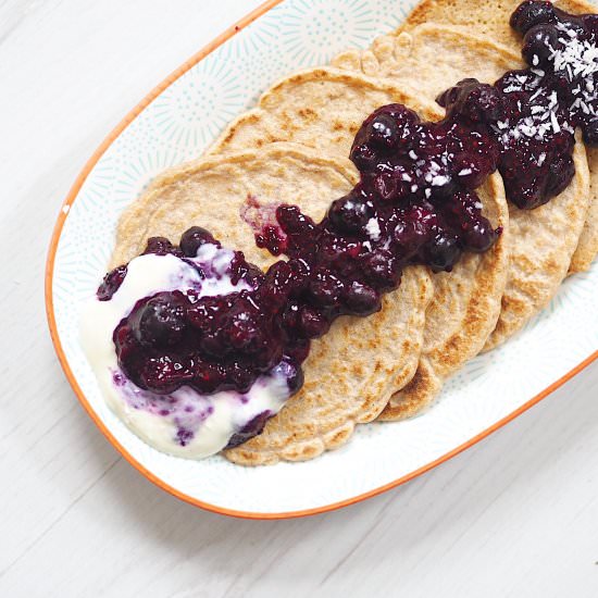Healthy Buckwheat Pancakes