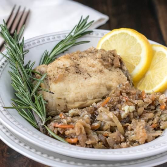 Slow-Cooker Chicken & Cabbage