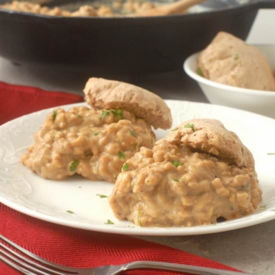 Vegan Biscuits and Gravy