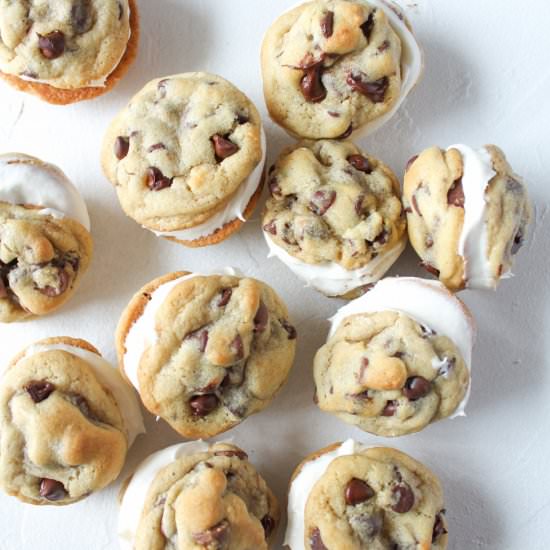Chocolate Chip Cookie Whoopie Pies