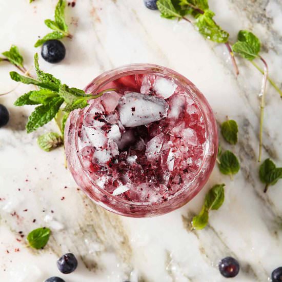 Blueberry Mint Juleps