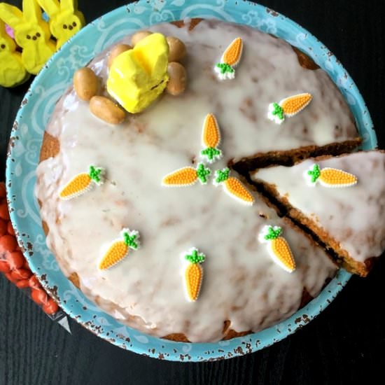 Carrot Cake with Honey-Lime Icing