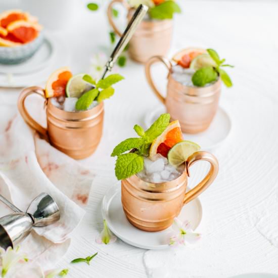 Grapefruit Moscow Mules