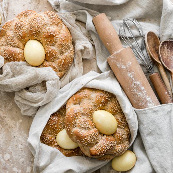 Easter Bread Nests