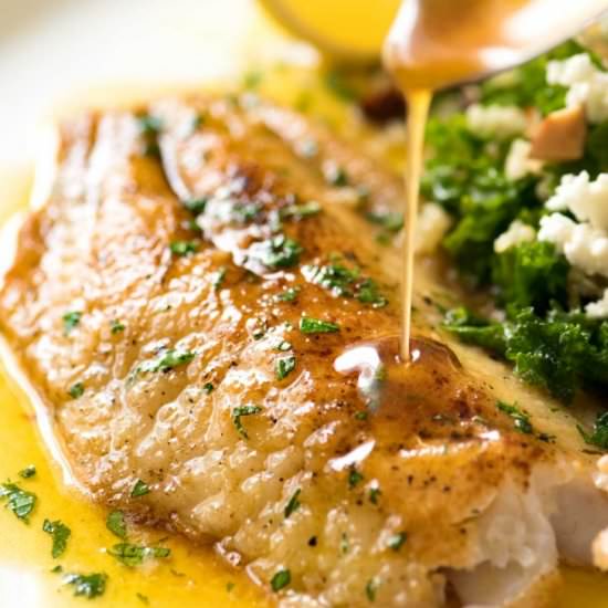 Killer Lemon Butter Sauce for Fish