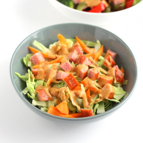 Creamy Almond Butter Spice Dressing