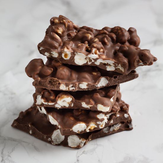 Chocolate & salted caramel popcorn