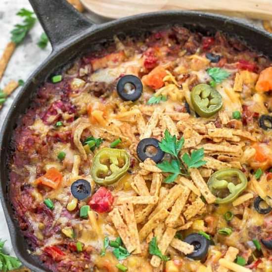 One Skillet Tex Mex Casserole