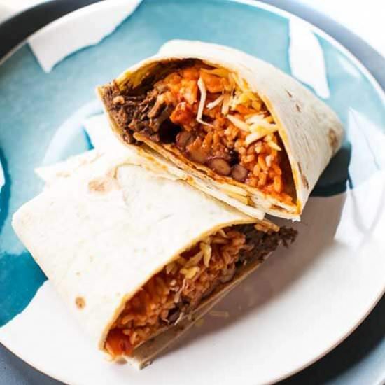 Beef burrito