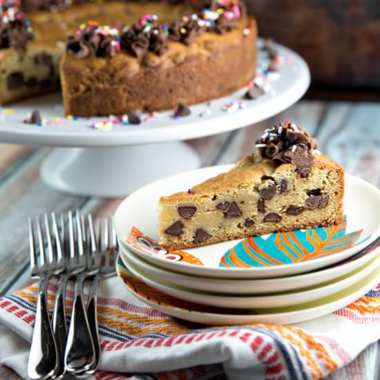 Chocolate Chip Cookie Cake