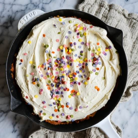 Easter Carrot Cookie Cake