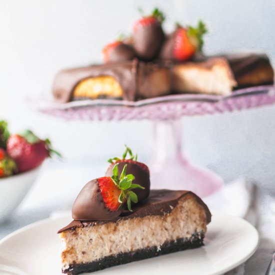 Chocolate Covered Berry Cheesecake
