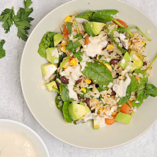 Mexican rice salad