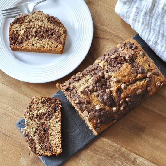 Chocolate Marble Banana Bread